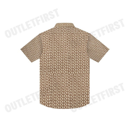 GUY LAROCHE รุ่น MAN'S SHORT SLEEVES SHIRT CODE: BAC5222P4BR เสื้อเชิ้ต เสื้อแขนสั้น เสื้อผู้ชาย
