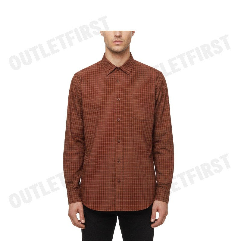 GUY LAROCHE รุ่น MAN'S LONG SLEEVES SHIRT CODE: BAB1200S4BR เสื้อเชิ้ต เสื้อแขนยาว เสื้อผู้ชาย