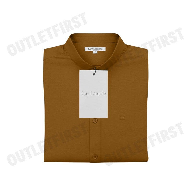 GUY LAROCHE รุ่น MAN'S LONG SLEEVES SHIRT CODE: BAB6260P4BR เสื้อเชิ้ต เสื้อแขนยาว เสื้อผู้ชาย