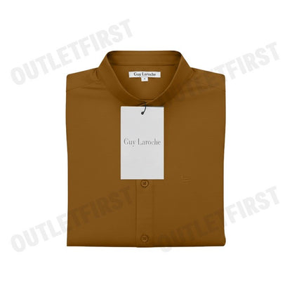 GUY LAROCHE รุ่น MAN'S LONG SLEEVES SHIRT CODE: BAB6260P4BR เสื้อเชิ้ต เสื้อแขนยาว เสื้อผู้ชาย