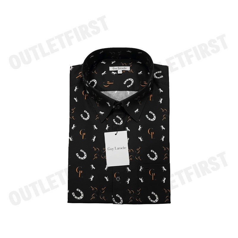 GUY LAROCHE รุ่น MAN'S LONG SLEEVES SHIRT CODE: BAB5202W3BL เสื้อเชิ้ต เสื้อแขนยาว เสื้อผู้ชาย