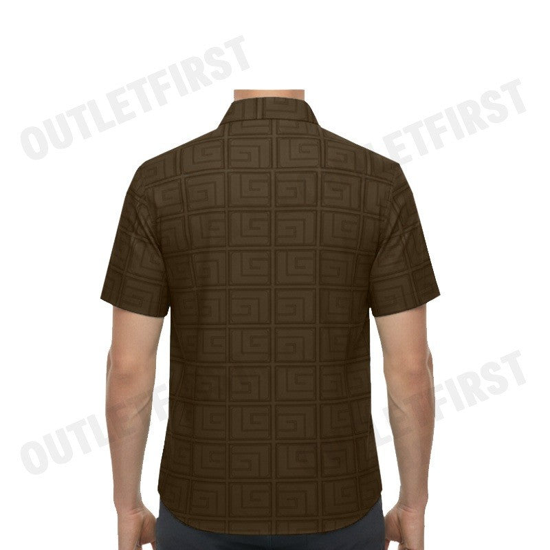 GUY LAROCHE รุ่น MAN'S SHORT SLEEVES SHIRT CODE: BAC9201W3BR เสื้อเชิ้ต เสื้อแขนสั้น เสื้อผู้ชาย