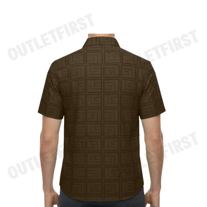 GUY LAROCHE รุ่น MAN'S SHORT SLEEVES SHIRT CODE: BAC9201W3BR เสื้อเชิ้ต เสื้อแขนสั้น เสื้อผู้ชาย