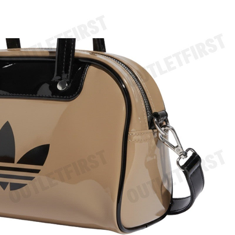 ADIDAS รุ่น ADICOLOR MINI BOWLING BAG CODE: JX0250 กระเป๋าถือ กระเป๋าสีน้ำตาล กระเป๋าผู้ชายผู้หญิง