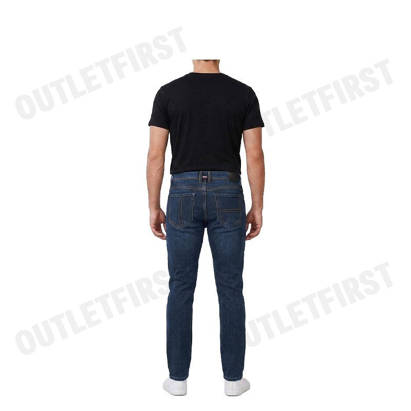 JOHN HENRY รุ่น MEN'S SLIM FIT JEANS (MID INDIGO) CODE: JH S325MPTSM44 กางเกงยีนส์ผู้ชาย กางเกง กางเกงจอน