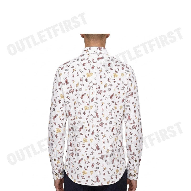 G2000 รุ่น MEN CLOTHING CASUAL SHIRT WITH FESTIVE SIGNATURE PRINTS SMART FIT CODE: 4912085200 เสื้อเชิ้ตแขนยาวผู้ชาย
