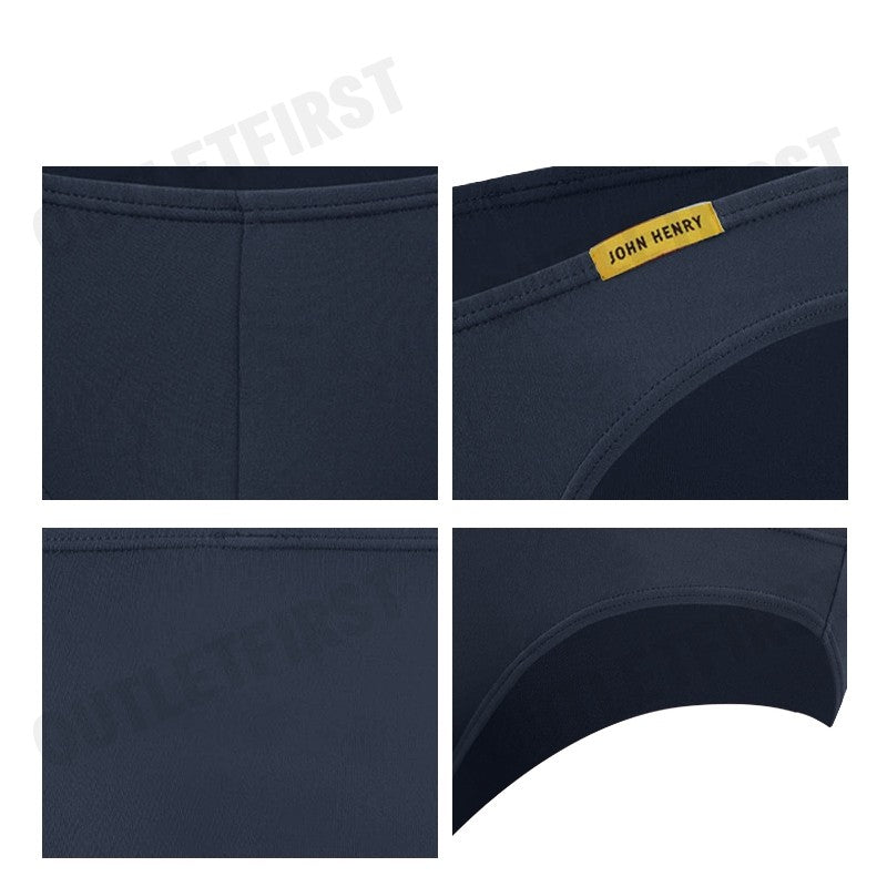 JOHN HENRY รุ่น UNDERWEAR SILVER&GOLD SERIES MEN'S BIKINI BRIEFS CODE: JU JU1G003 (NAVY) กางเกงชั้นในผู้ชาย กางเกงในจอน