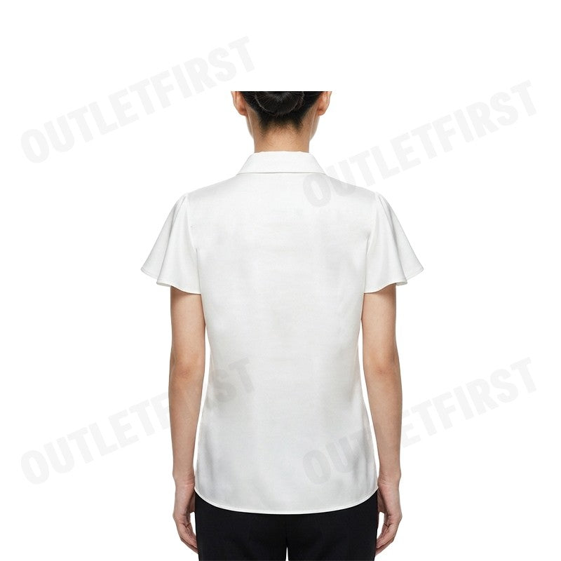 G2000 รุ่น WOMEN'S REGULAR FIT BLOUSE CODE: 5124144101 เสื้อเบลาส์ผู้หญิง เสื้อคอปก เสื้อสีขาว
