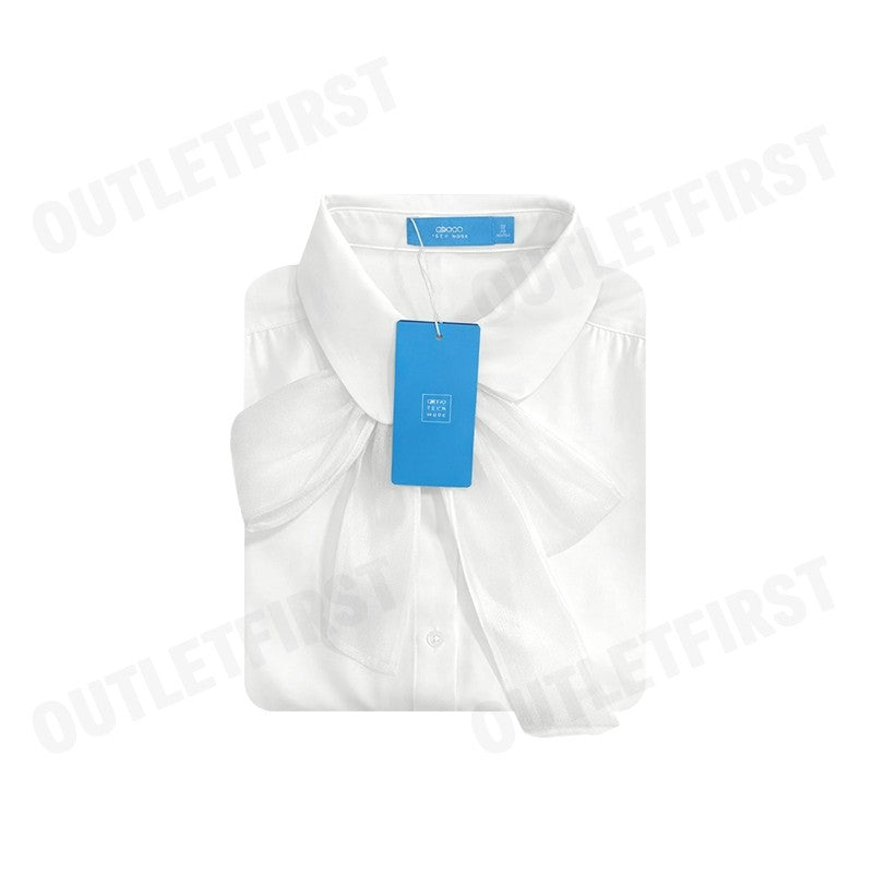 G2000 รุ่น WOMEN'S REGULAR FIT BLOUSE CODE: 5124144101 เสื้อเบลาส์ผู้หญิง เสื้อคอปก เสื้อสีขาว