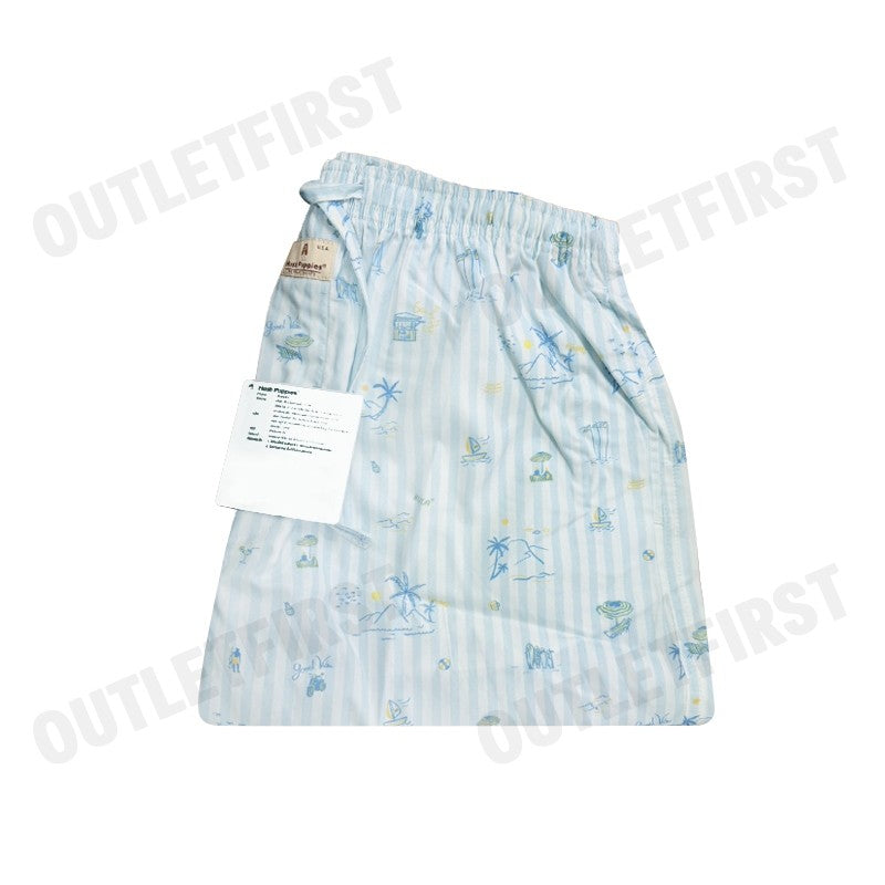 HUSH PUPPIES รุ่น MEN'S SHORTS SLEEPWEAR CODE: HU H3W3037 (BLUE) กางเกงขาสั้นผู้ชาย กางเกงบ๊อกเซอร์ กางเกงฮัชพัพพีส์