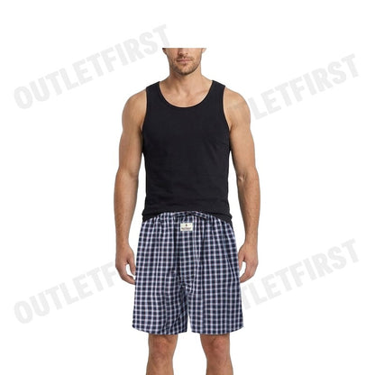 HUSH PUPPIES รุ่น MEN'S SHORTS SLEEPWEAR CODE: HU H3W3033 (NAVY) กางเกงขาสั้นผู้ชาย กางเกงบ๊อกเซอร์ กางเกงฮัชพัพพีส์