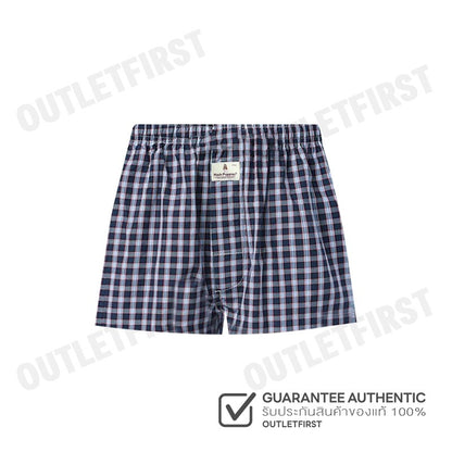 HUSH PUPPIES รุ่น MEN'S BOXER SHORTS SLEEPWEAR CODE: HU H3W278 (NAVY) กางเกงขาสั้นผู้ชาย กางเกงบ๊อกเซอร์ กางเกงฮัชพัพพีส