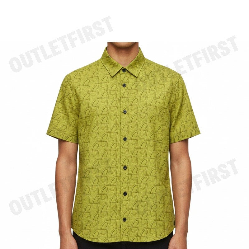 GUY LAROCHE รุ่น MAN'S SHORT SLEEVES SHIRT CODE: BAC9200S3YE เสื้อเชิ้ต เสื้อแขนสั้น เสื้อผู้ชาย