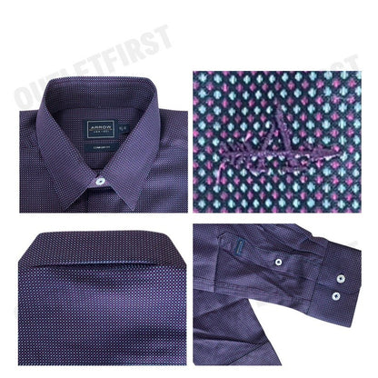 ARROW รุ่น MEN'S LONG SLEEVE COMFORT FIT SHIRT CODE: MACC801W4BSNV เสื้อเชิ้ต เสื้อแขนยาว เสื้อผู้ชาย