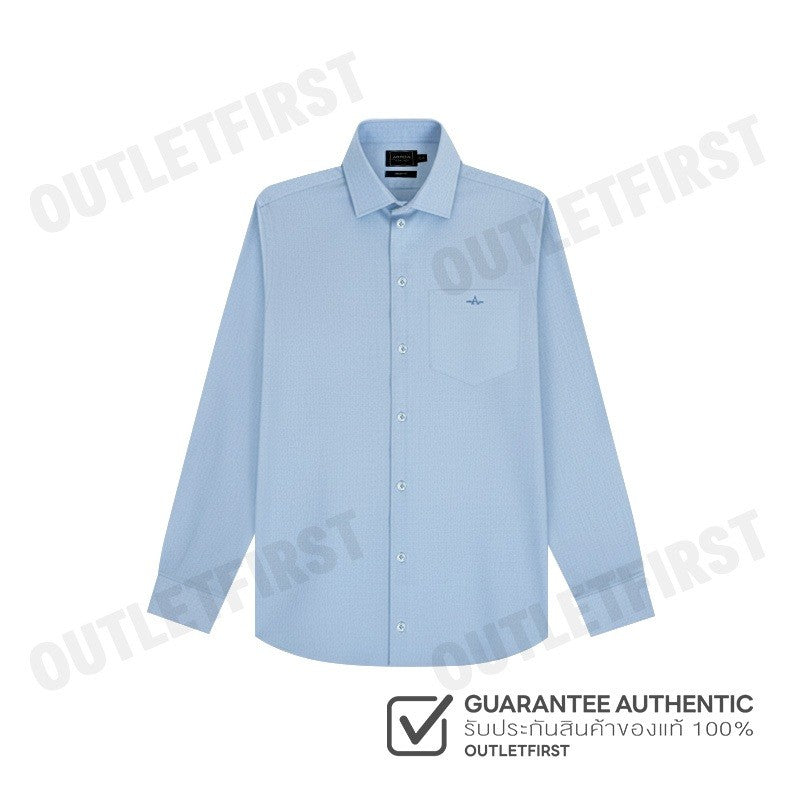 ARROW รุ่น MEN'S LONG SLEEVE SMART FIT SHIRT CODE: MACM911W4BSBU เสื้อเชิ้ต เสื้อแขนยาว เสื้อผู้ชาย