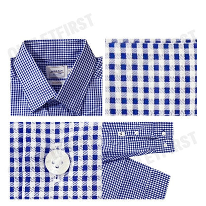 ARROW รุ่น MEN'S PREMIUM COLLECTION COMFORT FIT SHIRT CODE: MAPC117W3BSBU เสื้อเชิ้ต เสื้อแขนยาว เสื้อผู้ชาย