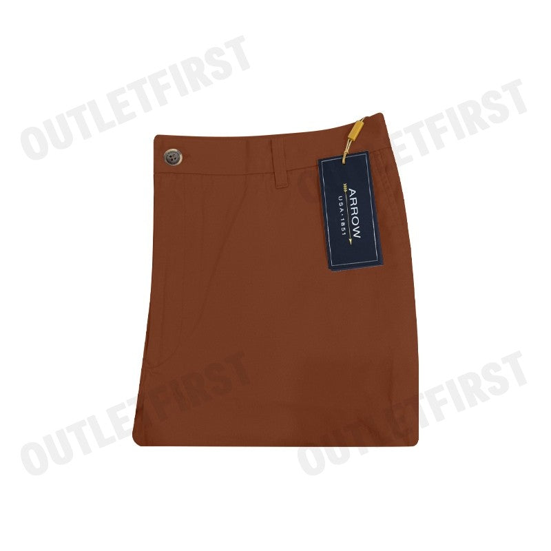 ARROW รุ่น: MEN'S SHORT PANTS COMFORT FIT CODE: MHCC7V1W3CRCO กางเกงขาสั้น กางเกงผู้ชาย สีน้ำตาล