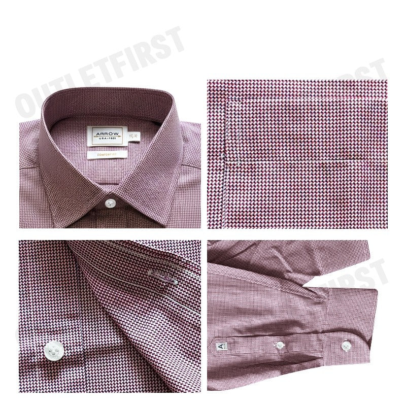 ARROW รุ่น MEN'S PREMIUM COLLECTION COMFORT FIT SHIRT CODE: MAPC930W3BSRE เสื้อเชิ้ต เสื้อแขนยาว เสื้อผู้ชาย