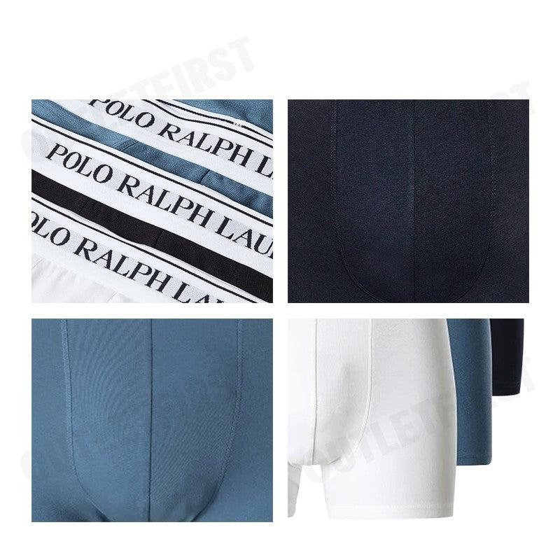POLO RALPH LAUREN รุ่น MEN'S STRETCH COTTON 3 CLASSIC TRUNKS CODE: 714830299130 กางเกงชั้นใน กางเกงในผู้ชาย กางเกงในโปโล