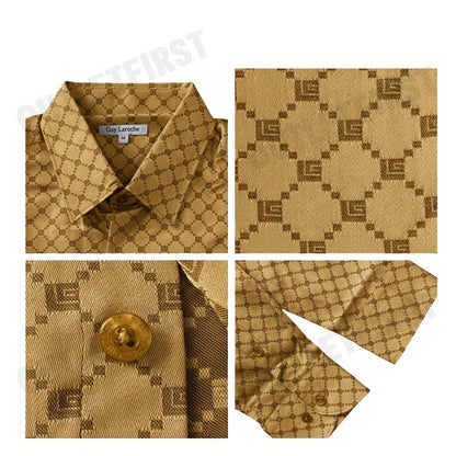 GUY LAROCHE รุ่น MAN'S LONG SLEEVES SHIRT CODE: BAB9200W3BR เสื้อเชิ้ต เสื้อแขนยาว เสื้อผู้ชาย