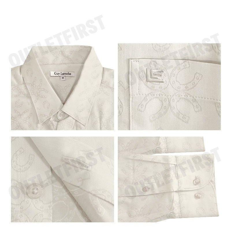 GUY LAROCHE รุ่น MAN'S LONG SLEEVES SHIRT CODE: BAB9201W3CR เสื้อเชิ้ต เสื้อแขนยาว เสื้อผู้ชาย