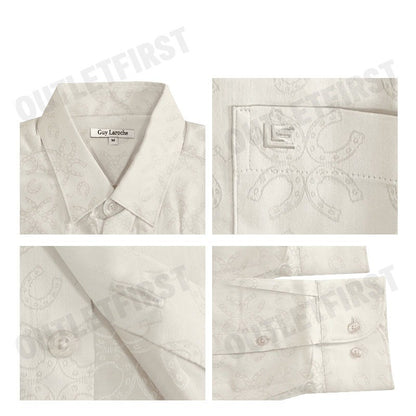 GUY LAROCHE รุ่น MAN'S LONG SLEEVES SHIRT CODE: BAB9201W3CR เสื้อเชิ้ต เสื้อแขนยาว เสื้อผู้ชาย