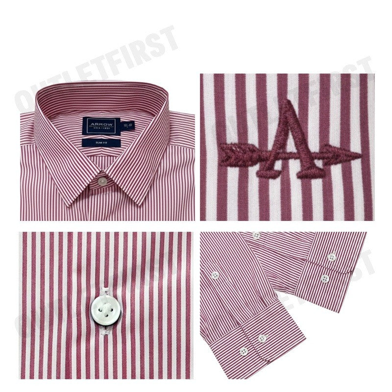 ARROW รุ่น MEN'S LONG SLEEVE SLIM FIT SHIRT CODE: MACS405W4BSRE เสื้อเชิ้ต เสื้อแขนยาว เสื้อผู้ชาย