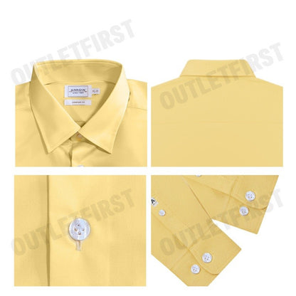 ARROW รุ่น MEN'S PREMIUM COLLECTION COMFORT FIT SHIRT CODE: MAPC703S4BSYE เสื้อเชิ้ต เสื้อแขนยาว เสื้อผู้ชาย