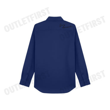 GUY LAROCHE MAN'S LONG SLEEVES SHIRT COLOR NAVY CODE: DAC6251P3NV