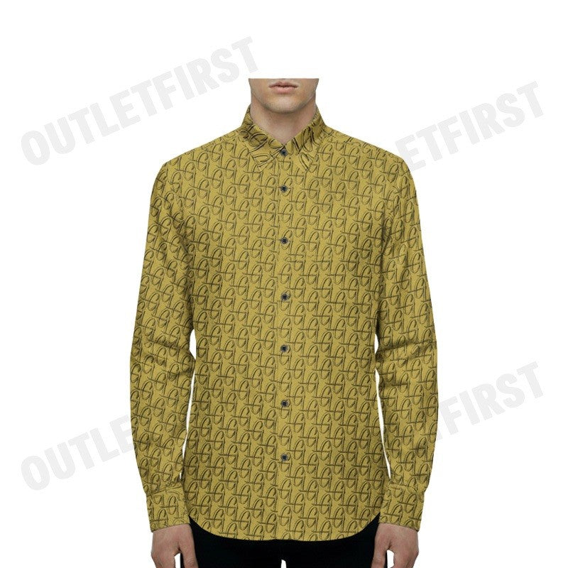 GUY LAROCHE รุ่น MAN'S LONG SLEEVES SHIRT CODE: BAB7204S3YE เสื้อเชิ้ต เสื้อแขนยาว เสื้อผู้ชาย