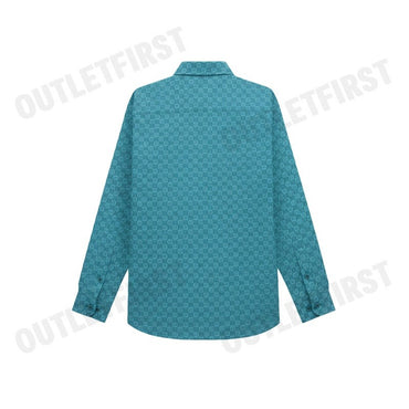 GUY LAROCHE รุ่น MAN'S LOGO LONG SLEEVES SHIRT CODE: BAB9208S3GR เสื้อเชิ้ต เสื้อแขนยาว เสื้อผู้ชาย