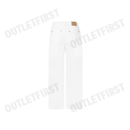 PS PAUL SMITH รุ่น WOMEN'S WIDE LEG JEANS CODE: W2R 357T P31283 01 กางเกงยีนส์ผู้หญิง กางเกงยีนส์ขายาว กางเกงยีนส์สีขาว