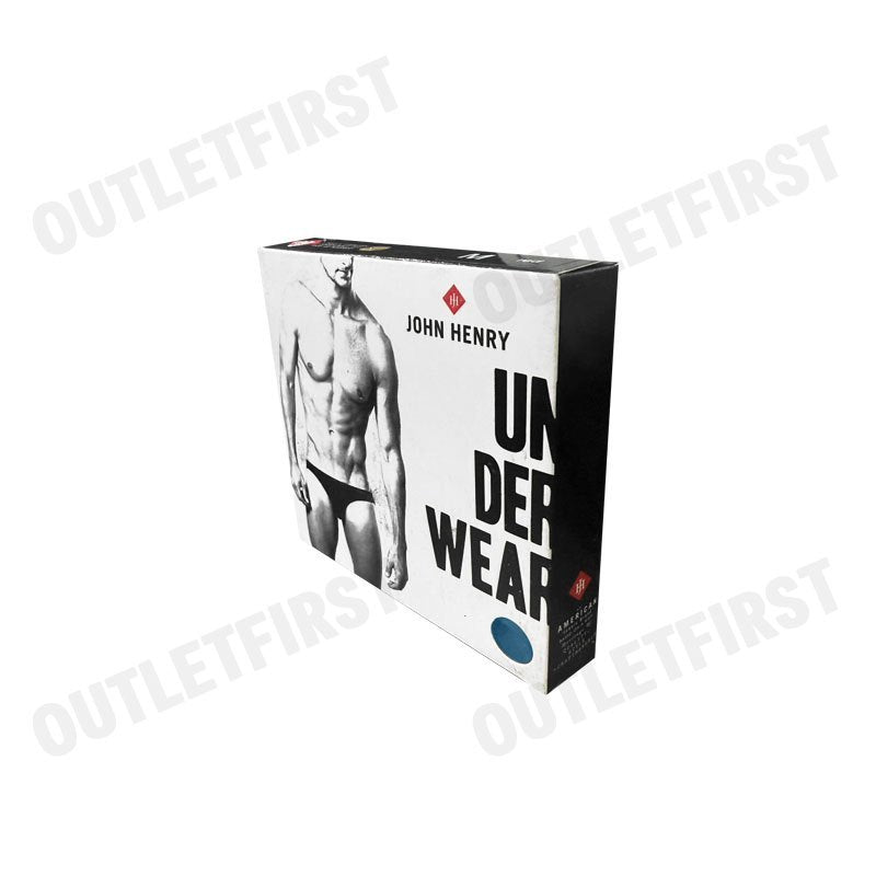 JOHN HENRY รุ่น UNDERWEAR MEN'S BOXER BRIEFS CODE: JU3N002 (BLUE) กางเกงชั้นในผู้ชาย กางเกงบ็อกเซอร์ กางเกงในจอน