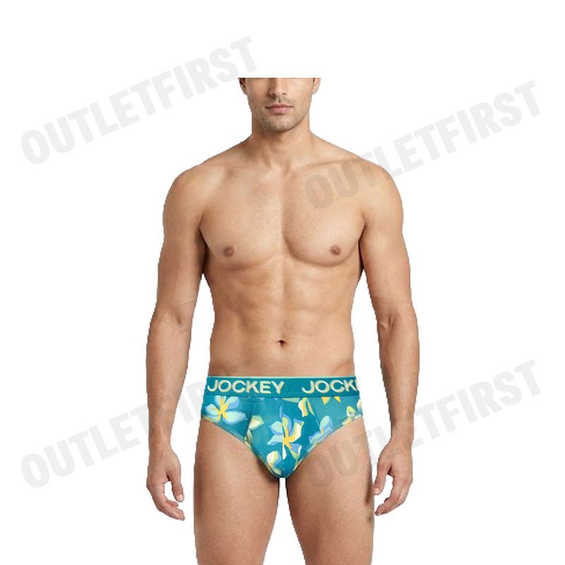 JOCKEY รุ่น MEN'S COTTON MODAL BRIEF CODE: KU 1510251 (TEAL SLATE) กางเกงชั้นใน กางเกงชั้นในผู้ชาย กางเกงจ็อคกี้