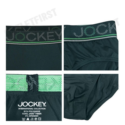 JOCKEY MEN'S COOLING JADE BRIEFS COLOR GREEN CODE: KU 1977 (GREEN)