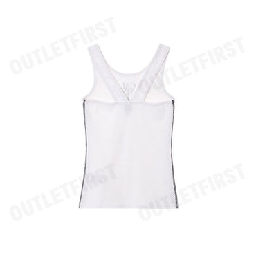 CALVIN KLEIN LOGO GRAPHIC RIB TANK TOP COLOR WHITE CODE: 44C219G YAA