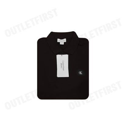 CALVIN KLEIN JEANS รุ่น CK BADGE SMOOTH COTTON SLIM POLO CODE: J326950 BEH เสื้อโปโล เสื้อโปโลแขนสั้น เสื้อโปโลผู้ชาย