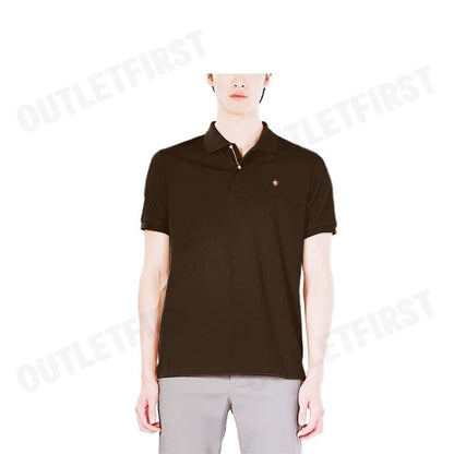 JOHN HENRY รุ่น MEN'S SLIM FIT POLO SHIRT (BROWN) CODE: JH F324MPLSM61 เสื้อโปโล เสื้อโปโลผู้ชาย เสื้อโปโลแขนสั้น