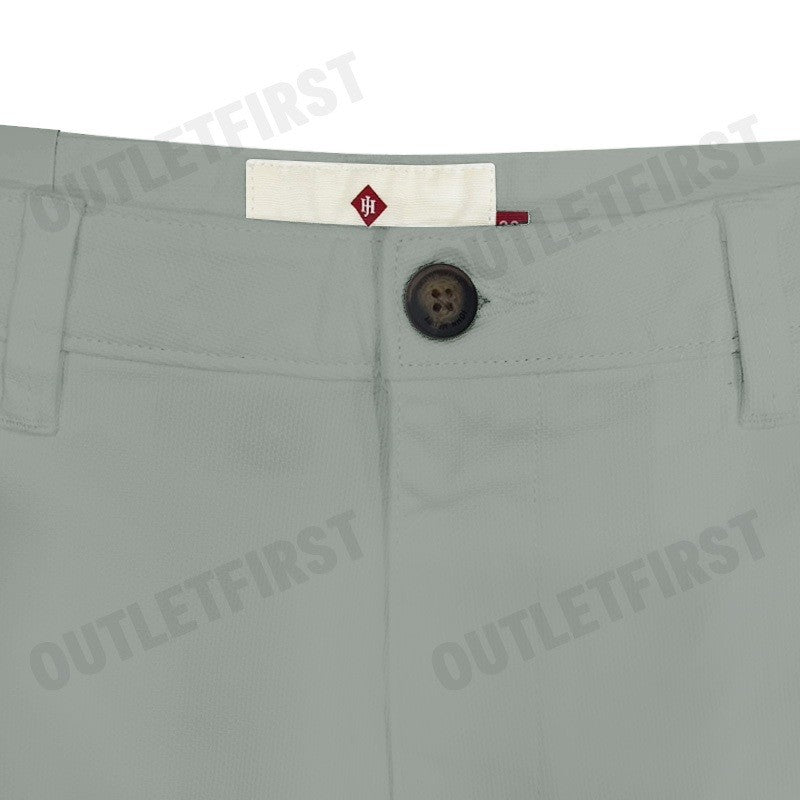 JOHN HENRY รุ่น MEN'S SLIM FIT SHORTS PANT (GREY) CODE: JH F124MSHSM02 กางเกงขาสั้น กางเกงลำลอง กางเกงผู้ชาย