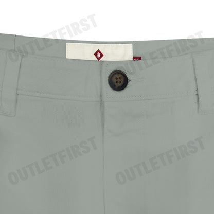 JOHN HENRY รุ่น MEN'S SLIM FIT SHORTS PANT (GREY) CODE: JH F124MSHSM02 กางเกงขาสั้น กางเกงลำลอง กางเกงผู้ชาย