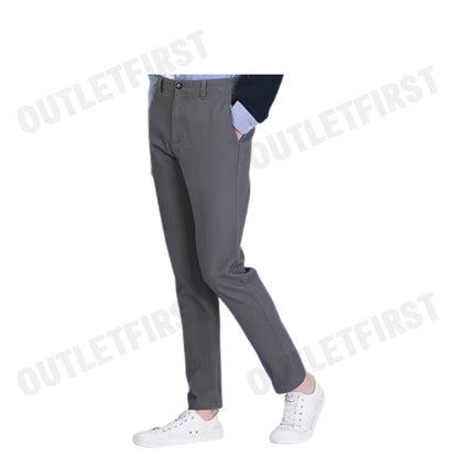 JOHN HENRY รุ่น MEN'S SLIM FIT PANTS (DK.GREY) CODE: JH F224MPTSM54 กางเกงขายาว กางเกงผู้ชาย กางเกงทำงาน