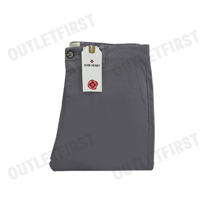 JOHN HENRY รุ่น MEN'S SLIM FIT PANTS (DK.GREY) CODE: JH F224MPTSM54 กางเกงขายาว กางเกงผู้ชาย กางเกงทำงาน