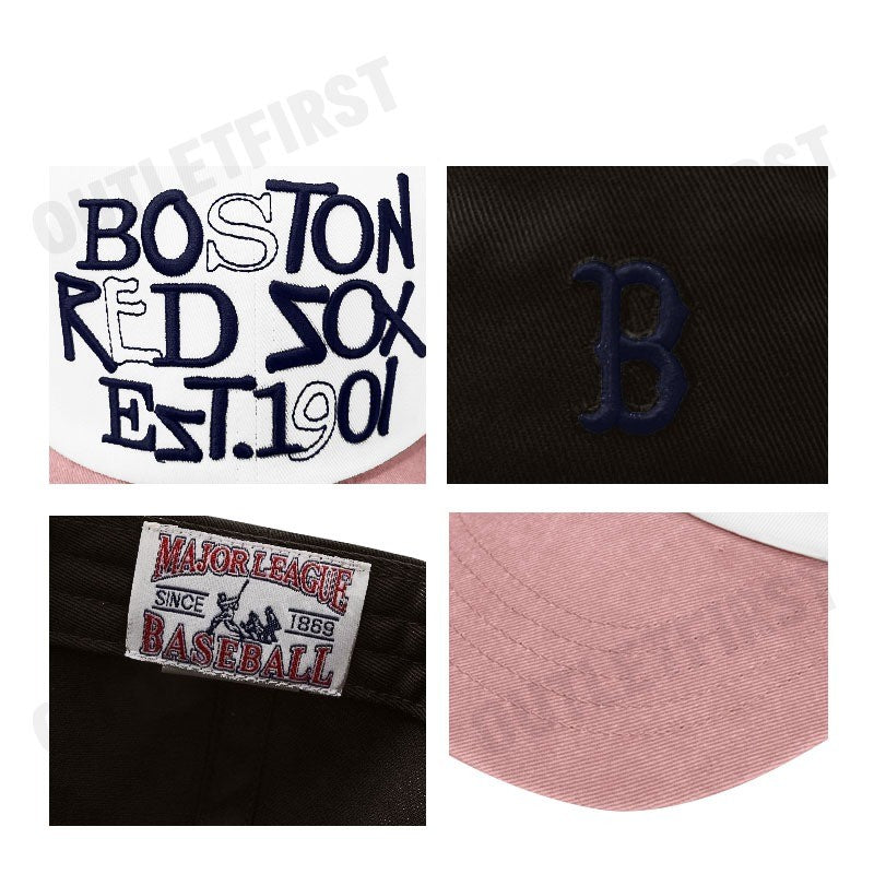 MLB รุ่น STREET VARSITY VINTAGE UNSTRUCTURED BALL CAP BOSTON CODE: 3ACPV125N 43PKP หมวกแก็ป หมวกเบสบอล หมวกunisex