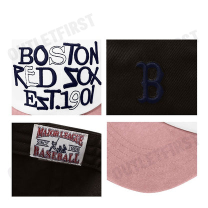 MLB รุ่น STREET VARSITY VINTAGE UNSTRUCTURED BALL CAP BOSTON CODE: 3ACPV125N 43PKP หมวกแก็ป หมวกเบสบอล หมวกunisex