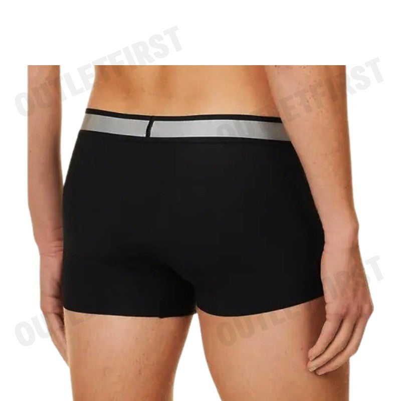 CALVIN KLEIN รุ่น TONAL LOGO MICROFIBER LOW RISE TRUNKS CODE: NB4089 UB1 กางเกงชั้นในผู้ชาย กางเกงใน กางเกงสีดำ