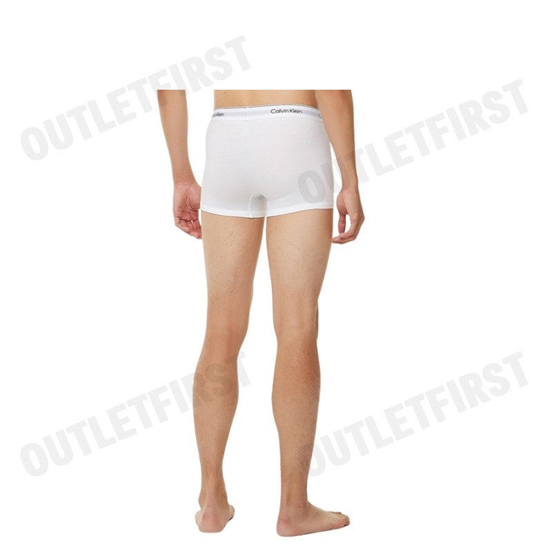 CALVIN KLEIN  รุ่น 2 PACK MODERN COTTON STRETCH TRUNKS CODE: NB3985 100 กางเกงชั้นในผู้ชาย บ๊อกเซอร์ กางเกงใน