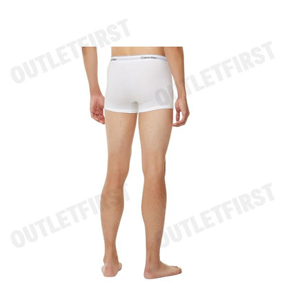 CALVIN KLEIN  รุ่น 2 PACK MODERN COTTON STRETCH TRUNKS CODE: NB3985 100 กางเกงชั้นในผู้ชาย บ๊อกเซอร์ กางเกงใน