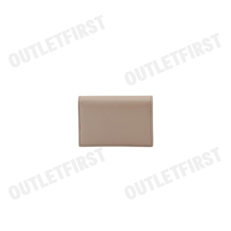 CALVIN KLEIN รุ่น WOMEN'S CK WALLET FLAP ACCORDION CARD CASE CODE: 4F1004G QYL กระเป๋าสตางค์ผู้หญิง ใบสั้น สีครีม