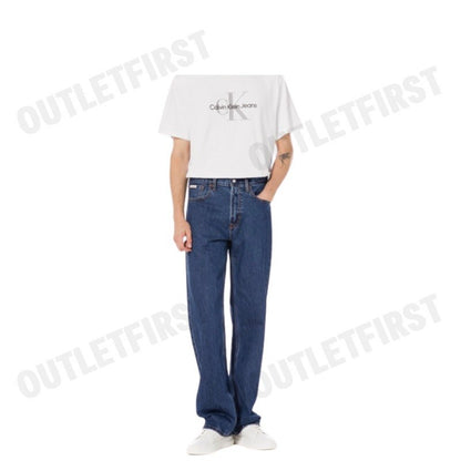 CALVIN KLEIN JEANS รุ่น MEN'S 90S STRAIGHT PACIFICO JEANS CODE: 40EM721 E5D กางเกงยีนส์ผู้ชาย กางเกงขายาว ยีนส์CK