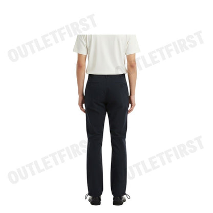 ARMANI EXCHANGE รุ่น MEN'S OVERSIZED COTTON TWILL TROUSERS WITH DRAWSTRING CODE: 6DZPL3 ZN3CZ 1200 กางเกงขายาวผู้ชายสีดำ